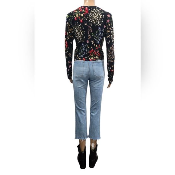 Denim Forum Blue Cropped Jeans - Picture 6 of 9